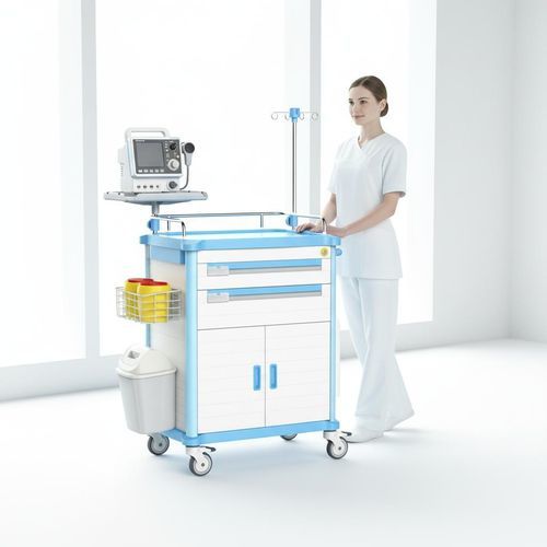 Тележка для больниц - FG-A-06 - Fangge Medical - для неотложной помощи / для инструментов / для дефибриллятора