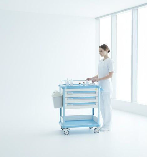 Медицинская тележка - FG-B-03 - Fangge Medical - для аптеки / из нержавеющей стали / из пластика