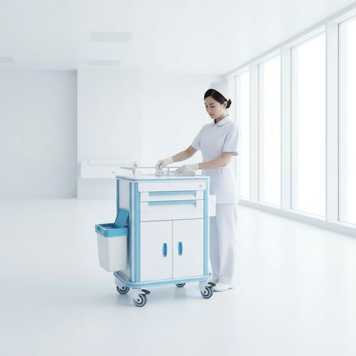 Медицинская тележка - FG-B-05 - Fangge Medical - для лекарств / с мусорным контейнером / для разгрузочно-погрузочных работ