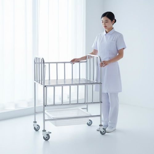 Медицинская люлька на роликах - A03 - Fangge Medical - с боковыми ограждениями / из нержавеющей стали