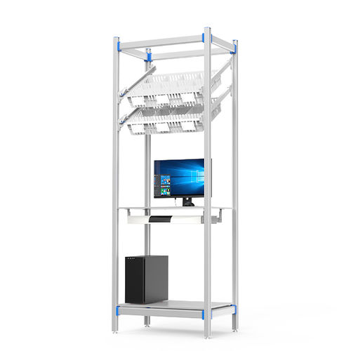 Стойка для медицинского ПК - FG-P-6002F01/B - Fangge Medical - для больницы / для операционной / для хранения