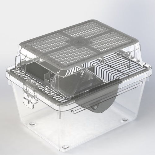 Изоляционная клетка для исследований на животных - 031200260 - UNO Life Science Solutions - для мелких грызунов / модульная / из поликарбоната
