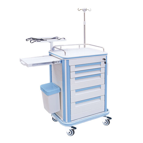 Тележка для неотложной помощи - HS-D-05 - Shandong HESOURCE Medical Equipment - для общего применения / для загрузки / служебная