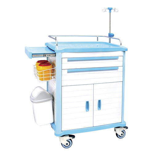 Тележка для неотложной помощи - HS-D-06 - Shandong HESOURCE Medical Equipment - медицинская / для общего применения / для загрузки