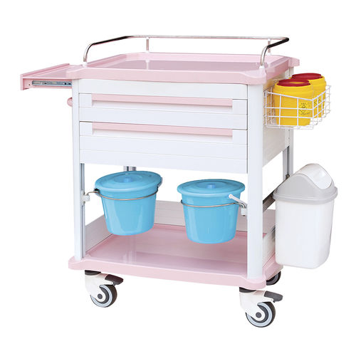 Медицинская тележка - HS-C-01 - Shandong HESOURCE Medical Equipment - для общего применения / для медицинского ухода / служебная