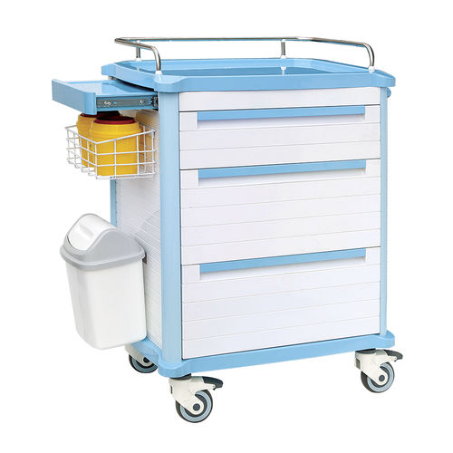 Медицинская тележка - HS-C-04 - Shandong HESOURCE Medical Equipment - для общего применения / для медицинского ухода / служебная