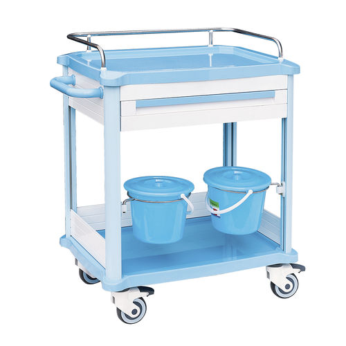 Медицинская тележка - HS-C-05 - Shandong HESOURCE Medical Equipment - для общего применения / для медицинского ухода / служебная