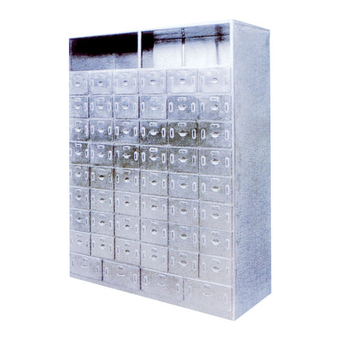 Шкаф для больниц - SS-HS-D08 - Shandong HESOURCE Medical Equipment - с полкой / с выдвижным ящиком / встраиваемый