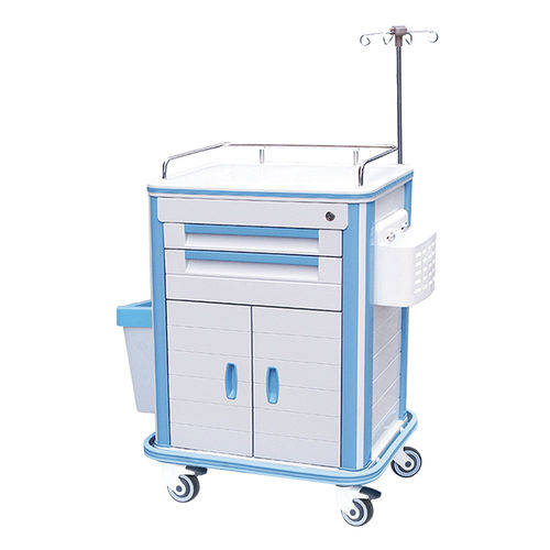 Тележка для неотложной помощи - HS-D-04 - Shandong HESOURCE Medical Equipment - медицинская / для хирургических приборов / для баллона с кислородом