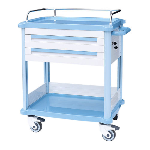 Медицинская тележка - HS-A-02 - Shandong HESOURCE Medical Equipment - для лекарств / транспортная / служебная