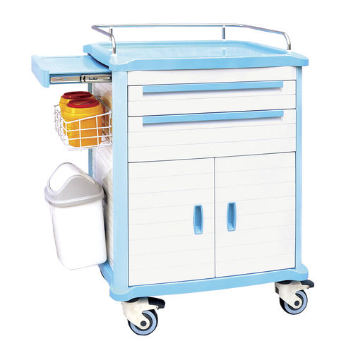 Медицинская тележка - HS-A-06 - Shandong HESOURCE Medical Equipment - для аптеки / транспортная / служебная