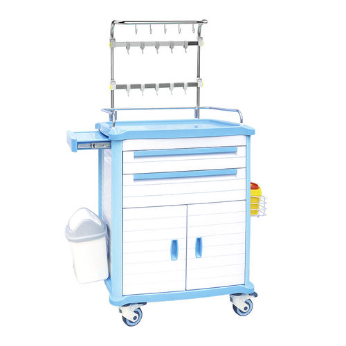 Медицинская тележка - HS-F-07 - Shandong HESOURCE Medical Equipment - для инструментов / для аптеки / транспортная