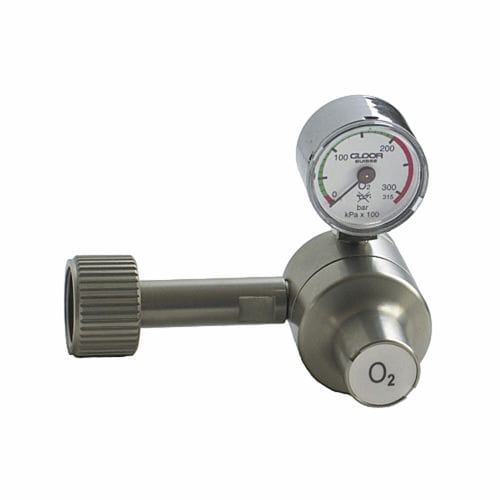 Редуктор для кислорода - PM0124E - GLOOR MEDICAL - воздушный / CO2 / закиси азота
