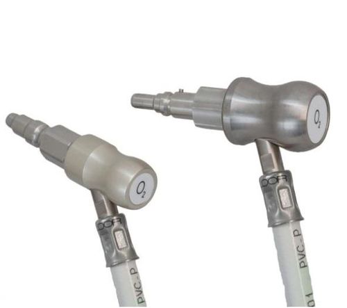 Тубус для медицинских газов - PM0111E - GLOOR MEDICAL - из нержавеющей стали / прямой / гибкий