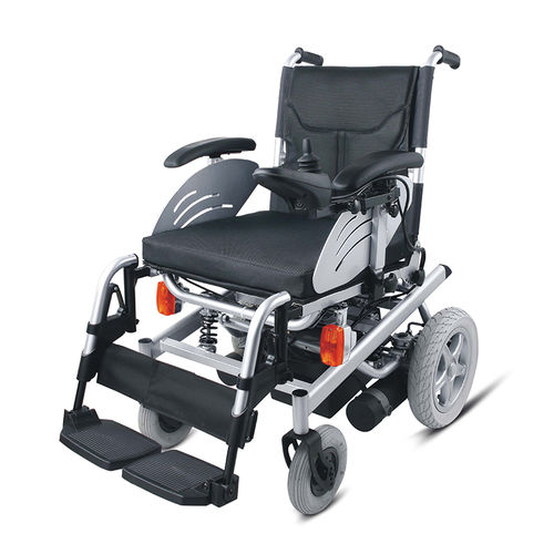 Электрическая инвалидная коляска - WG123 - WEGO Medical - для улицы / с опорой для голеней / серая