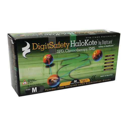 Перчатка из латекса - DigitSafety HaloKote™ - Digitcare Corporation - для лабораторий / неопудренная / нестерильная