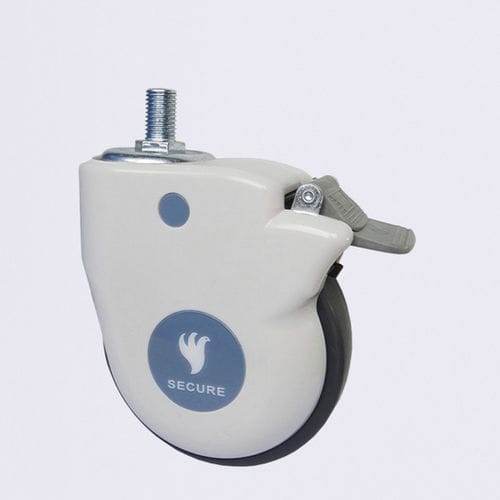 Поворотный колесо - DSD-125B-2-WG-M16x25 - Fujian Secure Medical Technology - с тормозом