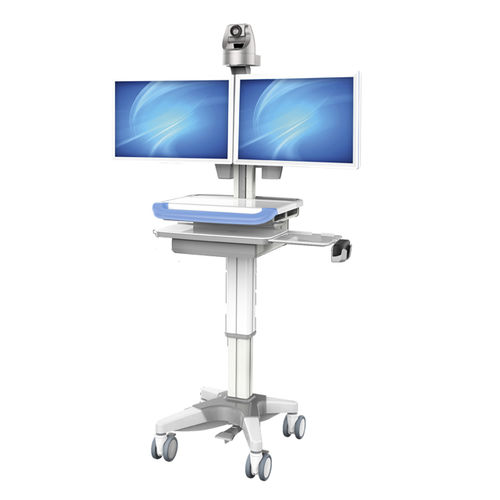 Телемедицинская тележка с регулируемой высотой - PFG-00 - Fujian Secure Medical Technology