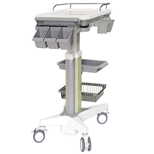 Медицинская тележка - DB-05 - Fujian Secure Medical Technology - для эхографов / для медицинского ухода / с подносом