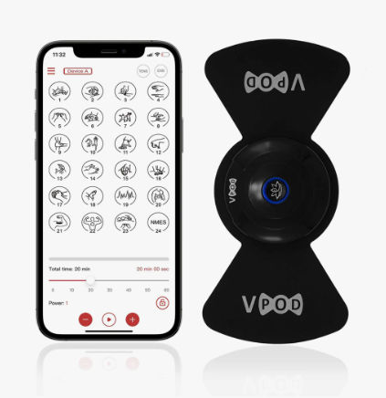 Подушечка для электростимуляции - VPOD - Massage Therapy Concepts - закрепляемый на теле / TENS / EMS