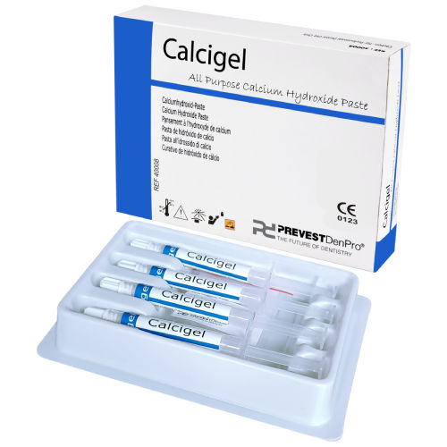 Стоматологический материал из гидроксида кальция - Calcigel - PREVEST DENPRO LIMITED - для восстановления зубов / эндодонтический / твердый