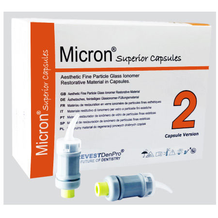 Стоматологический адгезив для реставрации - Micron Superior Capsules - PREVEST DENPRO LIMITED - стеклоиономер / с химическим сцеплением / жидкость