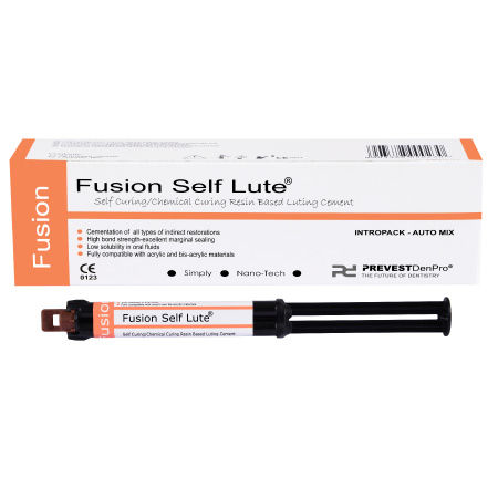 Стоматологический адгезив для стоматологических вкладок - Fusion Self Lute - PREVEST DENPRO LIMITED - для стоматологических накладок / для зубных коронок / для зубных мостов