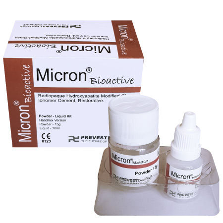 Стоматологический адгезив для реставрации - Micron® Bioactive - PREVEST DENPRO LIMITED - эндодонтический / стеклоиономер / с химическим сцеплением