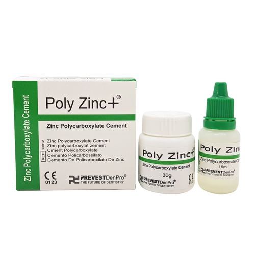 Стоматологический адгезив для восстановления зубов - POLY ZINC + - PREVEST DENPRO LIMITED - для распломбирования канала / для ортодонтических скоб / для зубных коронок
