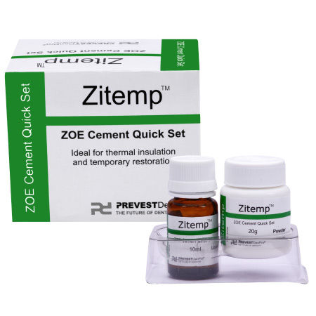 Стоматологический адгезив для зубных мостов - ZITEMP - PREVEST DENPRO LIMITED - для зубных коронок / для восстановления зубов / жидкость