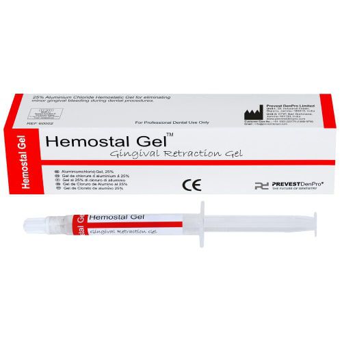 Стоматологический материал хлорид алюминия - HEMOSTAL  - PREVEST DENPRO LIMITED - десневой / для зубной профилактики / гелевый