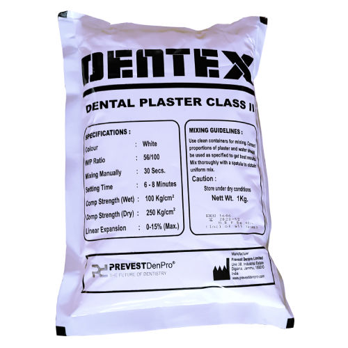 Стоматологический материал из гипса - Dentex Type Ⅱ - PREVEST DENPRO LIMITED - для стоматологической лаборатории / литьевой / для зубных протезов