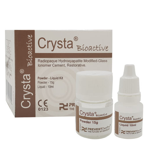 Стоматологический адгезив для реставрации - Crysta® Bioactive - PREVEST DENPRO LIMITED - эндодонтический / стеклоиономер / с химическим сцеплением