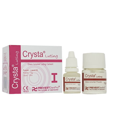 Стоматологический адгезив для зубных мостов - Crysta® Luting - PREVEST DENPRO LIMITED - для зубных коронок / для стоматологических вкладок / для стоматологических накладок