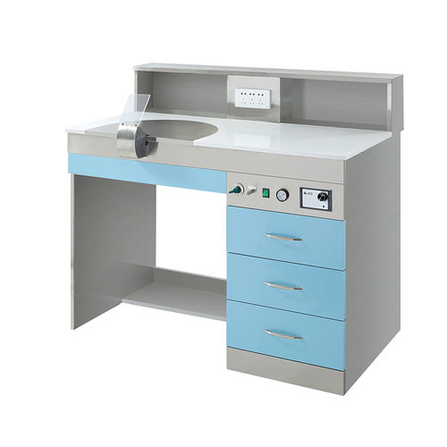 Учебное рабочее место для стоматологических лабораторий - JG-J1 - FOSHAN JINGLE MEDICAL EQUIPMENT CO., LTD - с выдвижными ящиками / компактное / с вентилятором