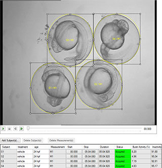 Программное обеспечение для исследований - Danioscope - Noldus - для сердечно-сосудистой хирургии / для лабораторий / для измерений