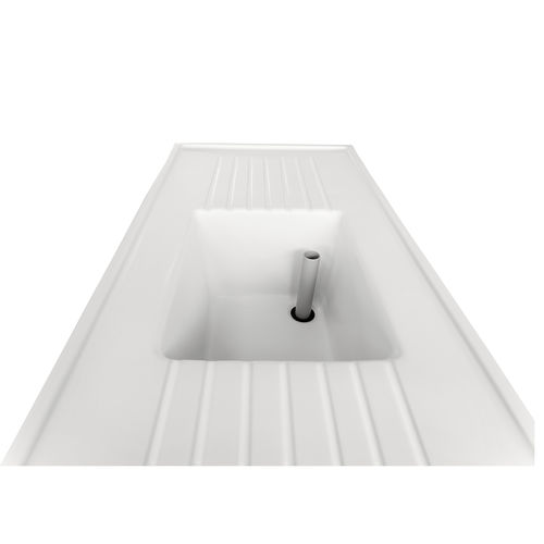 Кухонная раковина из технической керамики - MONOLITE IPERGRES® MONOBLOCK - MONOLITE IPERGRES - лабораторная / медицинская / для санитарно-защитной зоны