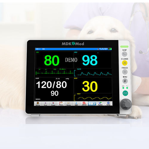 Ветеринарный многопараметрический монитор пациента - KM8A Vet - Lianying Medical Technology - компактный / для ЭКГ / RESP