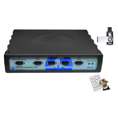 Система сбора биосигналов для исследований - MP36RWSW - Biopac Systems - 4 канала / USB