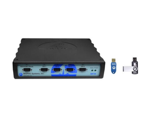 Система сбора биосигналов для исследований - MP36RWSW-NDT - Biopac Systems - для трансфера пациента / 4 канала / USB