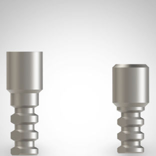 Аналог стоматологического имплантанта из нержавеющей стали - P-ANL0x series - PRECISE IMPLANT SYSTEMS - прямой