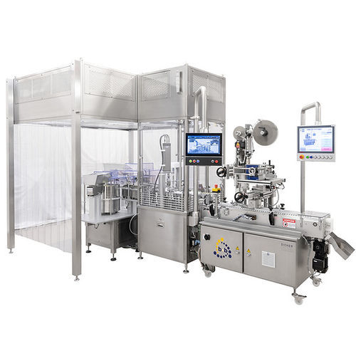 Этикетировочная машина для лабораторий - RMLpharma series - b+b Automations- und Steuerungstechnik GmbH - автоматическая / под давлением