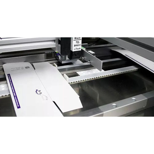 Этикетировочная машина для картона - HSF series - b+b Automations- und Steuerungstechnik GmbH - автоматическая / для этикетки со штрих-кодом
