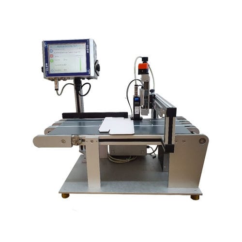 Этикетировочная машина для картона - M-FSM-TIJmini - b+b Automations- und Steuerungstechnik GmbH - с ручным управлением