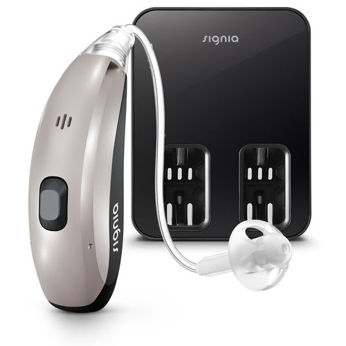 Слуховой аппарат BTE, open fit - Motion™ Charge&Go Nx. - Signia - управляемый дистанционно