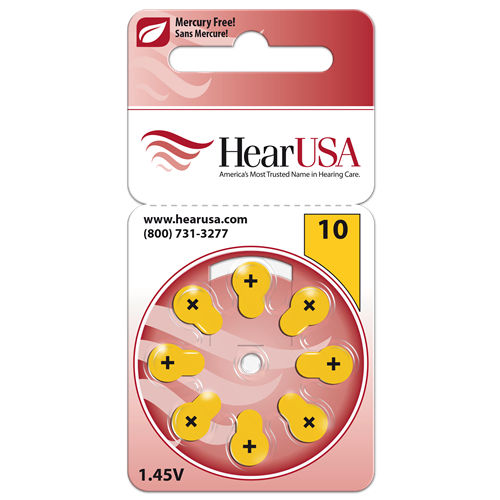Аккумулятор для слуховых аппаратов - HSA01080 - HearUSA