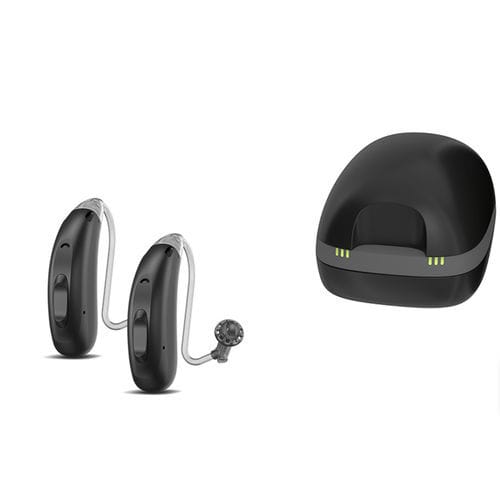 Слуховой аппарат BTE - DUO Li-Ion G6 - Audio-Service - перезаряжаемый / индукционная катушка / бежевый