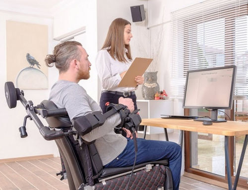 Система реабилитации рук - ExoRehab X - HoustonBionics - подвижности запястий / подвижности плеча / компьютеризованная