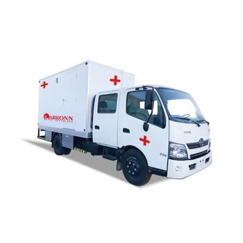Передвижной медицинский пункт для неотложной помощи - Toyota Hino - Abronn - гинекологический / экстренной хирургической помощи / для взятия пробы крови