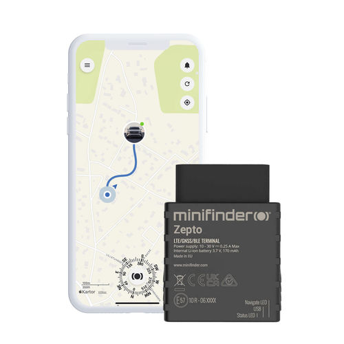 Система палатной сигнализации GPS - Zepto - MiniFinder Sweden - для транспортных средств / с системой отслеживания / с умной сигнализацией